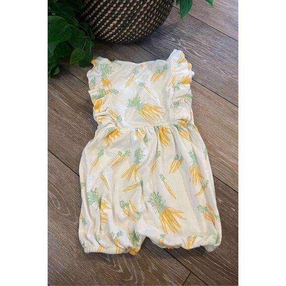 Kate Quinn Farm Carrot Ruffled Romper - Picture 4 of 4